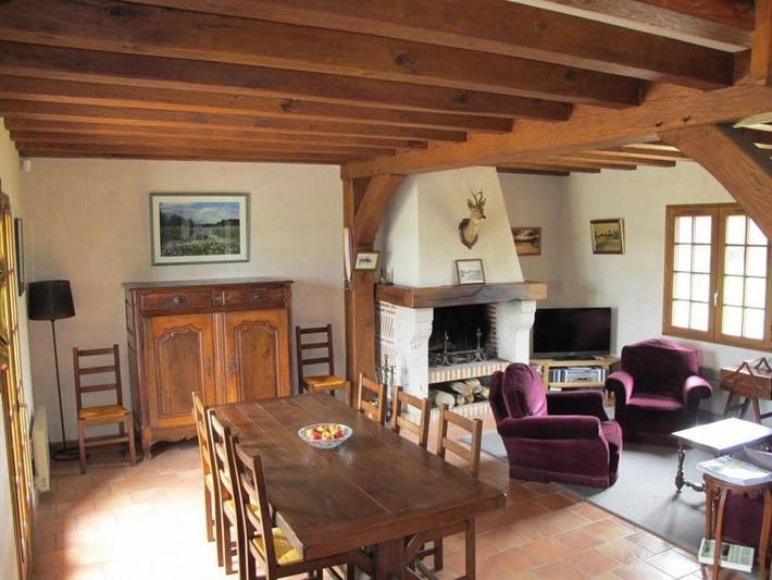 Location de vacances pour 11 personnes, avec piscine ainsi que jardin et terrasse à Fontaines-en-Sologne - 3