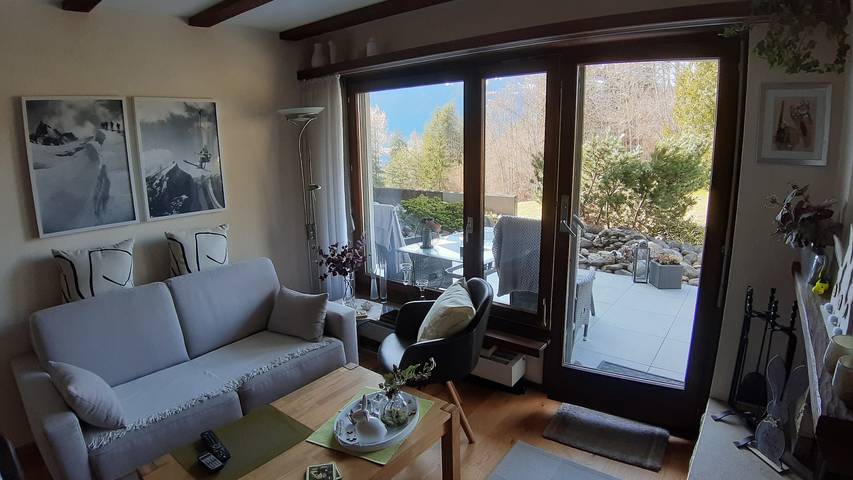 Ganze Ferienwohnung, Signinablick - 2.5 Zimmerwohnung, 50m2 für max. 4 Personen in Laax Dorf, Laax