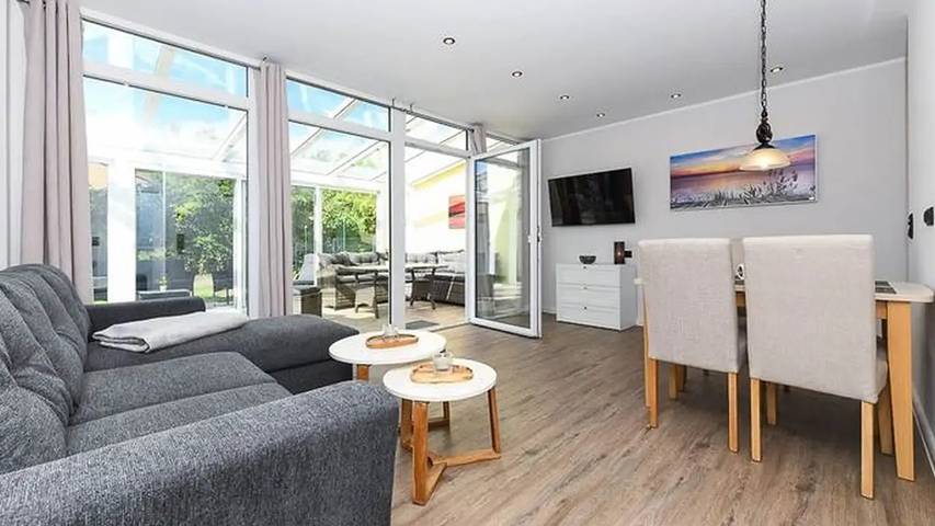 Ferienhaus für 4 Personen, mit Garten, mit Haustier