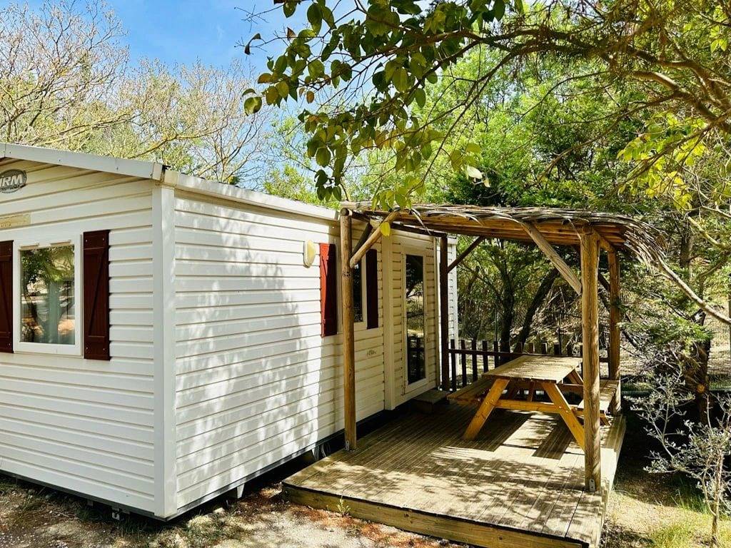 Zecamping 3* piscine chauffée mobil-home 25m2 4 pers in Sigean, Mittelmeerküste (Frankreich)