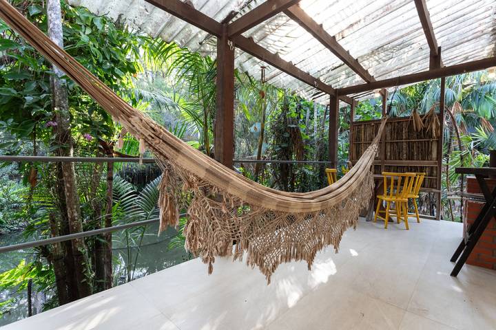 Casas e apartamentos de temporada para 6 pessoas, com jardim em Vargem Grande