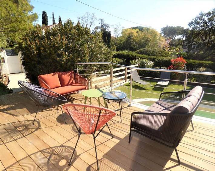 Villa pour 6 personnes, avec piscine et balcon ainsi que vue et jardin à Fréjus - 4