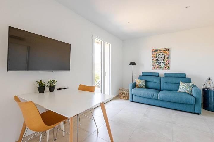 Appartement de vacances pour 2 personnes, avec vue et jardin