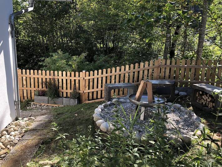 Ferienhaus für 4 Personen, mit Terrasse und Garten, mit Haustier