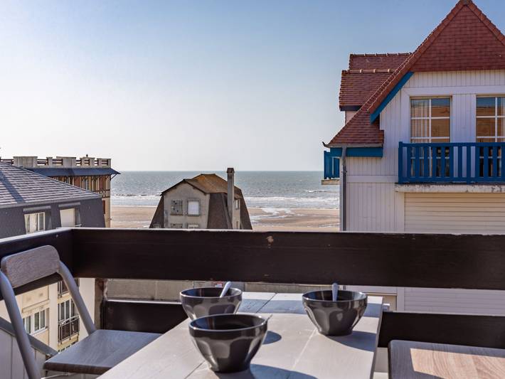 Location de vacances pour 2 personnes, avec Balcon à Villers-sur-Mer
