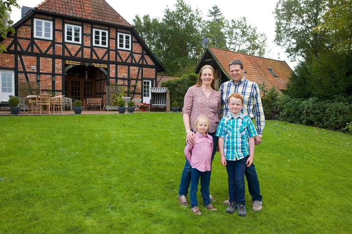 Ferienwohnung für 3 Personen, mit Garten