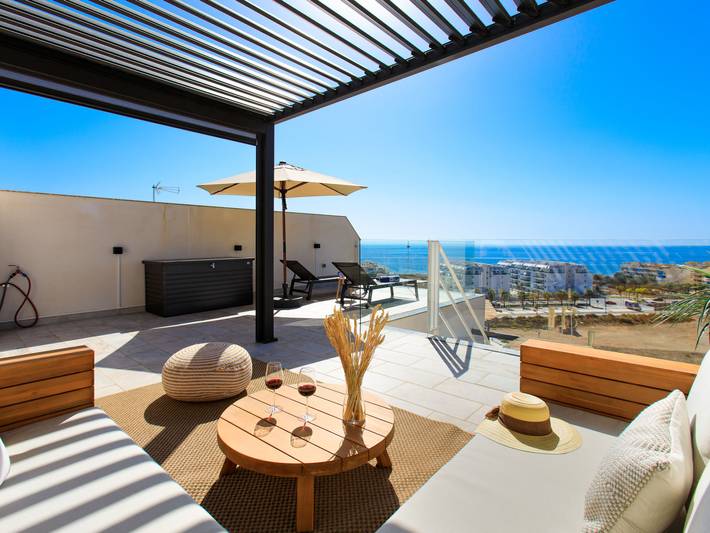 Vakantieappartement voor 4 personen, met tuin en zwembad in Torrox Costa