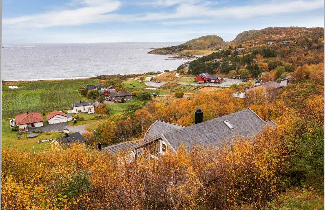 Meerblick und Strandleben am Hosnastranda in Åfjord
