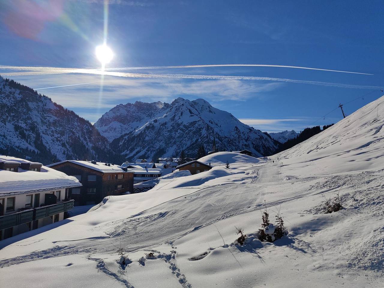 Ganze Ferienwohnung, Ferienwohnung Bergblick in Mittelberg, Kleinwalsertal
