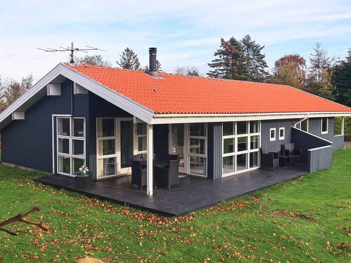 Vakantiehuis voor 6 personen, met terras en zwembad, met huisdier in Langeland