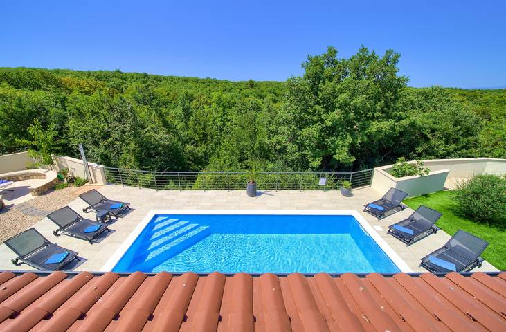 Villa pour 8 personnes avec piscine in Ville de Krk, Krk