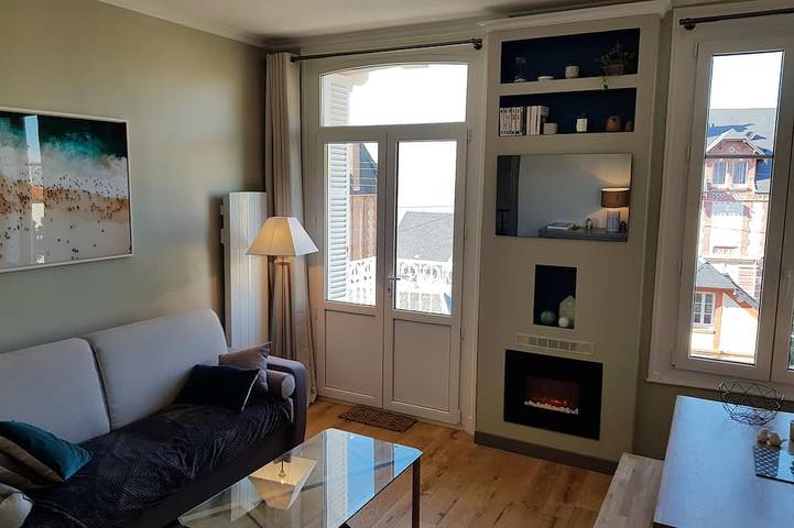 Gîte pour 4 personnes, avec terrasse dans Gare De Houlgate - 4