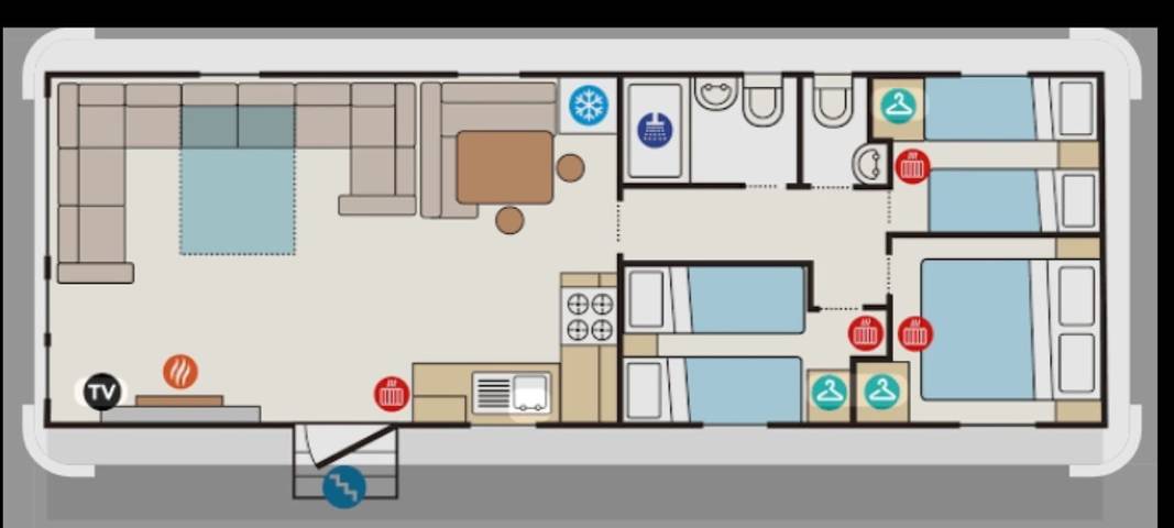Gîte pour 8 personnes, avec balcon, adapté aux familles à Northampton - 4