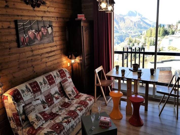 Chalet pour 4 personnes, avec balcon, animaux acceptés à Orcières