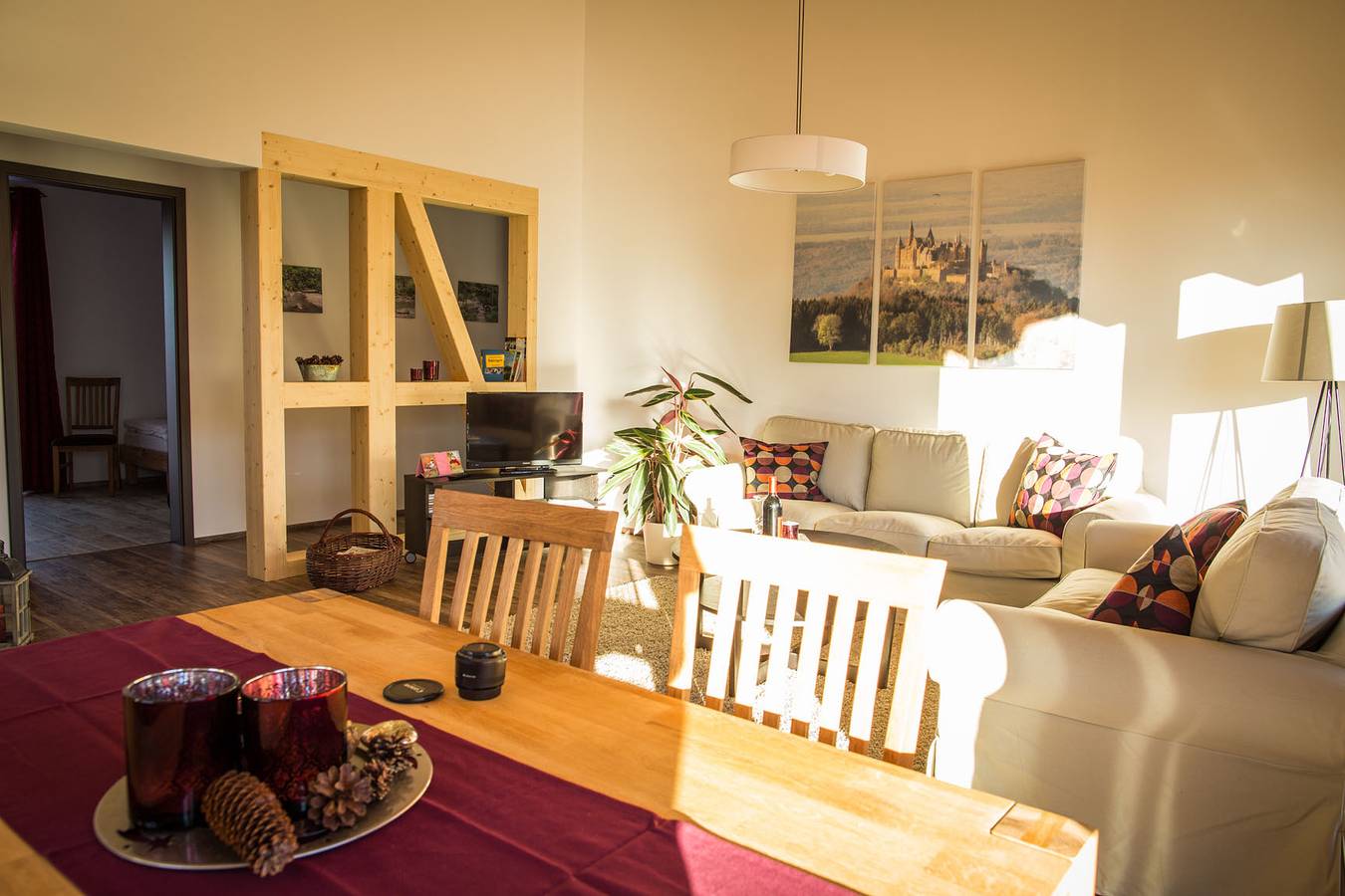 Ganze Wohnung, Ferienwohnung 'Ferienwohnung Lindenhof' mit Gemeinschaftsgarten, Balkon und Wi-Fi in Dormettingen, Neckar-Alb