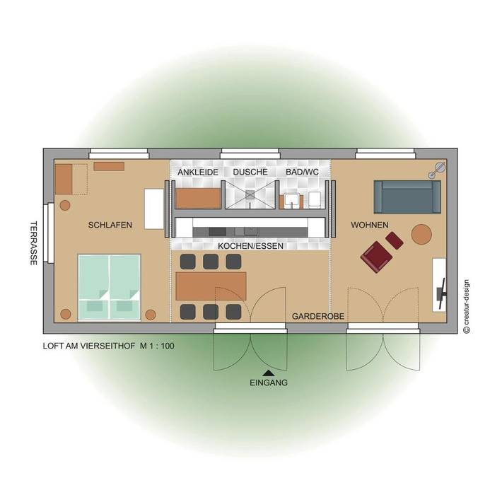 Ferienwohnung für 4 Personen, mit Terrasse und Garten sowie Ausblick in Doberschau-Gaußig - 2