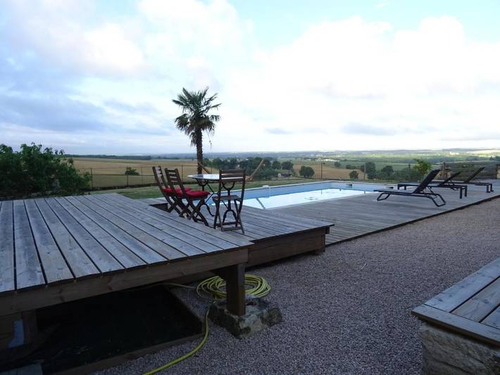 Chambre d’hôte pour 2 personnes, avec jardin ainsi que vue et piscine dans le Gers - 4
