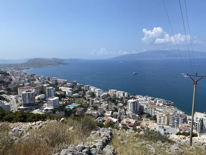 Gîte pour 4 personnes, avec vue ainsi que vue sur l’océan et balcon/terrasse dans Vlorë - 2