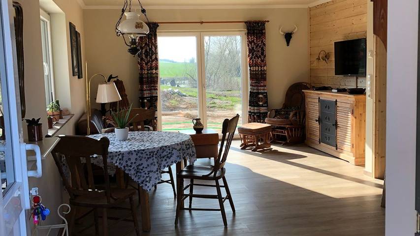 Vakantiewoning voor 3 personen, with terras and tuin as well as zwembad, met huisdier in Grömitz