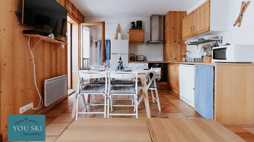 Ganze Ferienwohnung, Cpa 6D - Charming apartment for 6 people in Saint-Sorlin-d'Arves, Region Saint-Jean-de-Maurienne