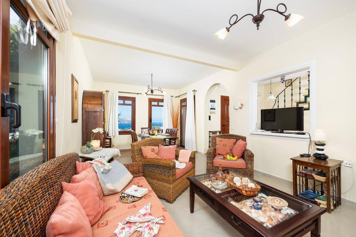 Villa für 7 Personen mit Terrasse in Vamos, Chania und Umgebung