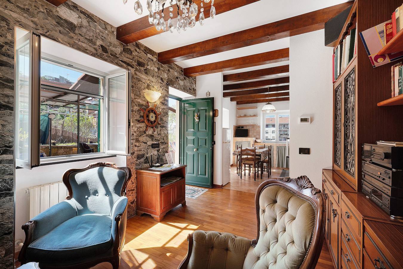 Apartamento entero, Apartamento 'Cà Da Giuvanna' con jardín privado, Wi-Fi y aire acondicionado in Sestri Levante (City), Sestri Levante