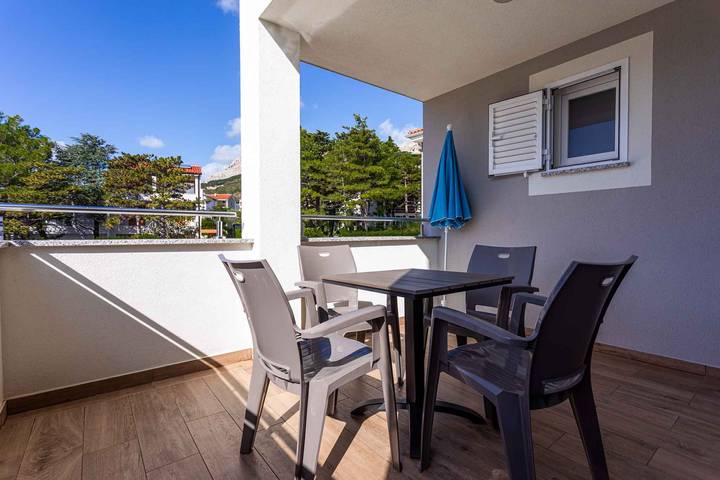 Holiday apartment for 3 people, with balcony - 1