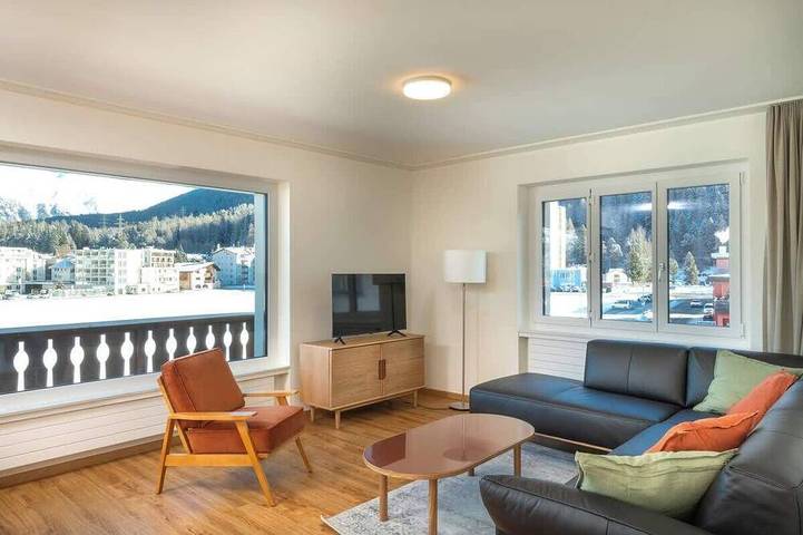 Ferienwohnung für 6 Personen, mit Balkon in St. Moritz