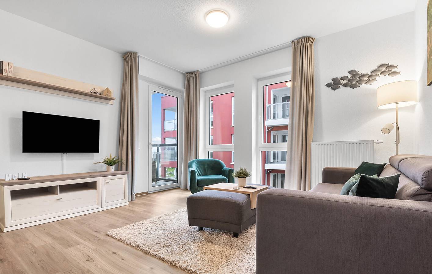 Ganze Ferienwohnung, Bootshaus mit Terrasse, Wifi & Parkplatz - 300m zum Strand in Kappeln, Kappeln & Umgebung