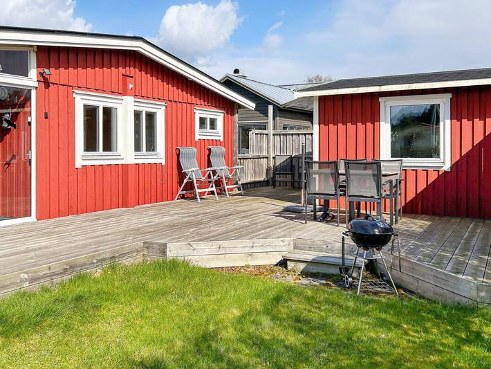Vackert fritidshus nära havet in Halland