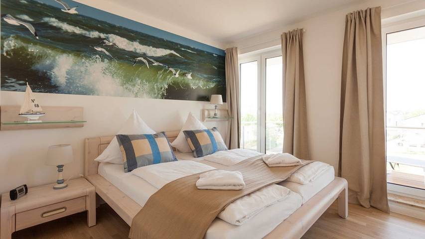 Ferienwohnung für 4 Personen, mit Balkon und Ausblick in Sassnitz, Rügen