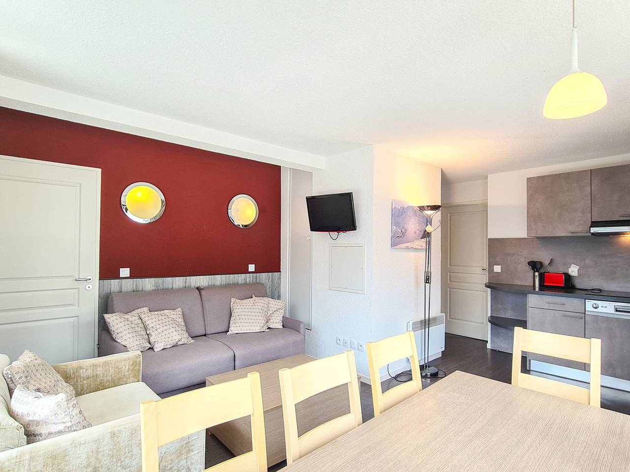 Appartement entier, Appartement lumineux 4 pièces à Flaine, 8 personnes, terrasse, accès spa in Flaine, Arâches-la-Frasse
