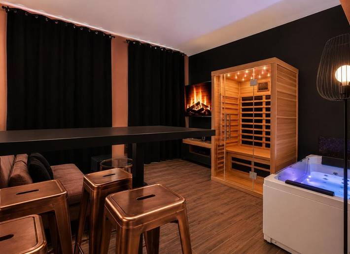 Appartement de vacances pour 2 personnes, avec jacuzzi et sauna