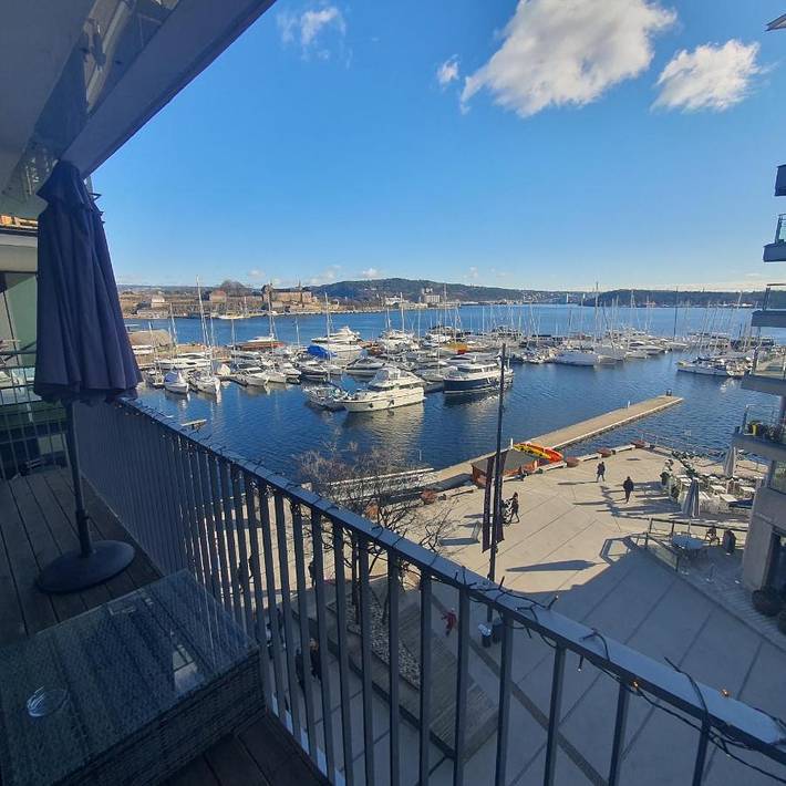 Ferienwohnung für 4 Personen, mit Terrasse und Ausblick in Oslo Gemeinde