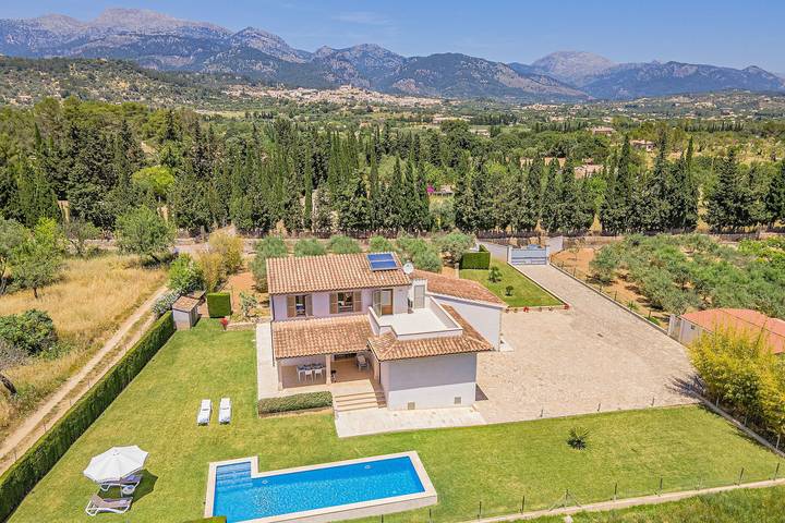 Ferien-Finca Can Salat Selva mit Pool, Garten & Wlan in Selva, Mallorca Inselmitte