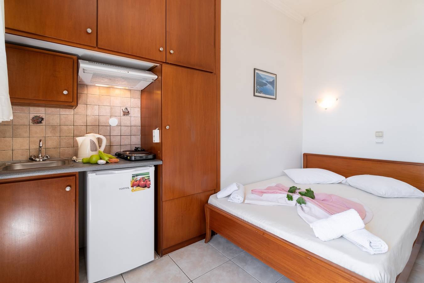 Monolocale intero, Monolocale "Nikiana Club - Studio 3" con vista mare, piscina comune e Wi-Fi in Nikiana, Alexandros
