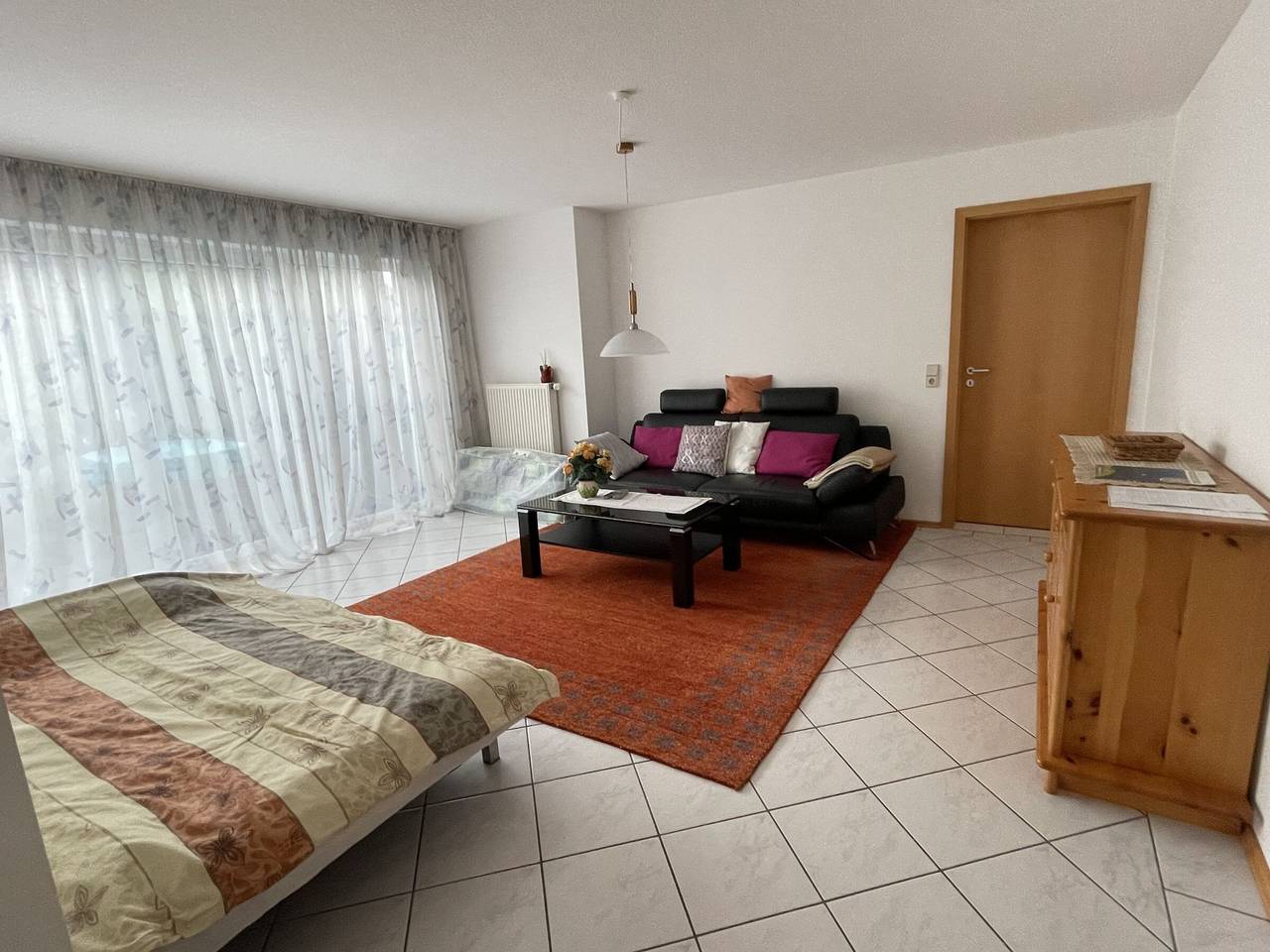 Ganze Wohnung, Ferienwohnung Waibel, 60qm, 1 Schlafzimmer, Terrasse, max. 3 Personen in Überlingen, Region Bodensee-Oberschwaben