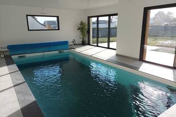 Gîte pour 7 personnes, avec jardin à Lantic