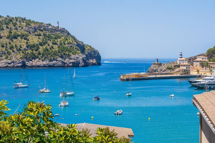 Apartamento entero, Apartamento 'Bellavista Port De Soller' con vistas al mar, terraza privada y Wi-Fi in Puerto de Sóller, Sóller