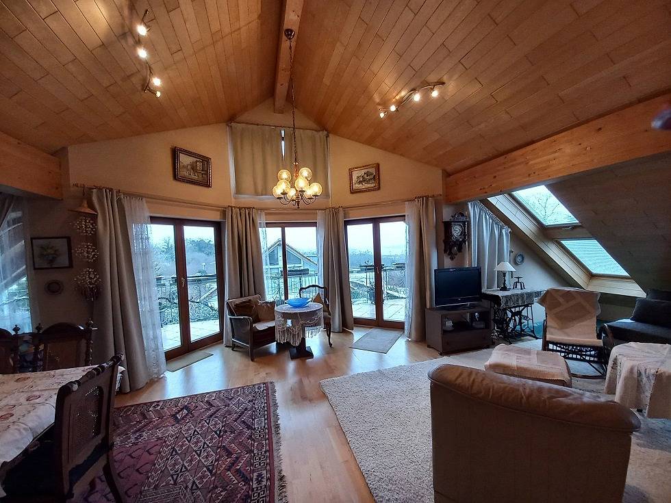 Ganze Ferienwohnung, Ferien-Studio Säntisblick und Reblaube - 2,5-Zimmer Fewo "Säntisblick", Dg, 80 m² in Radolfzell, Radolfzell am Bodensee