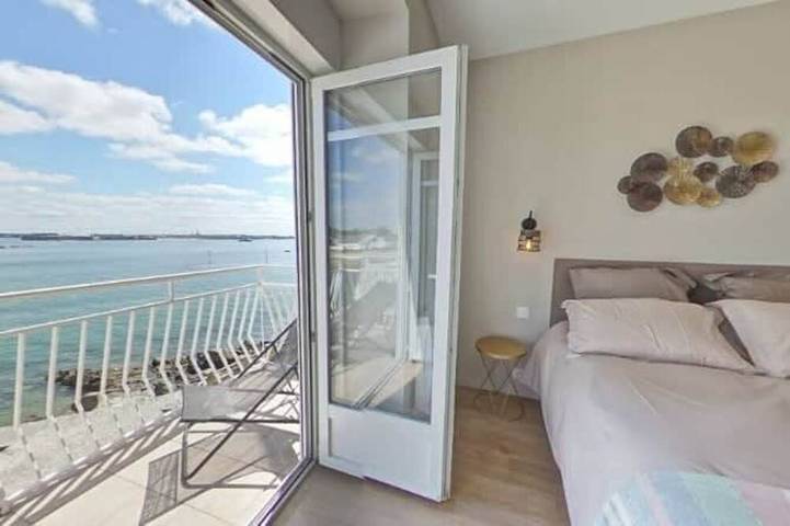 Apartamento entero, Excepcional vista al mar 180 ° - apartamento de lujo in Larmor-Plage, Côte des Mégalithes