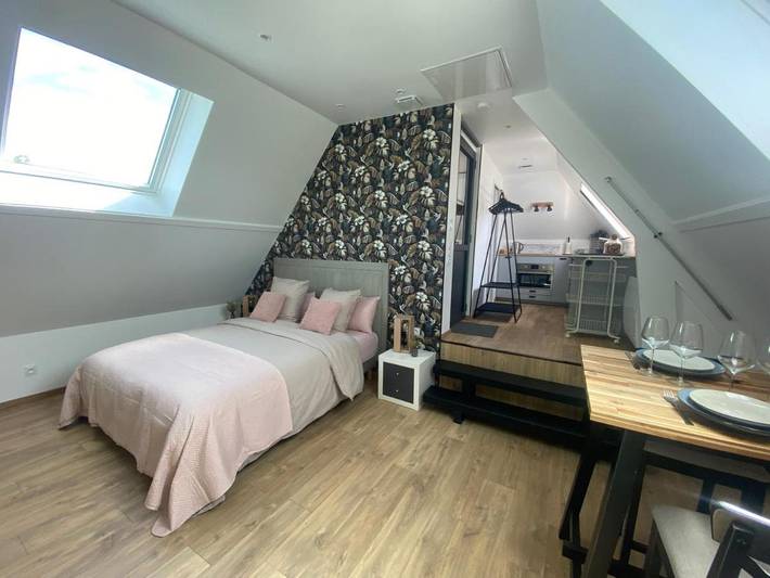 Location de vacances pour 2 personnes, avec jardin et terrasse à Équemauville