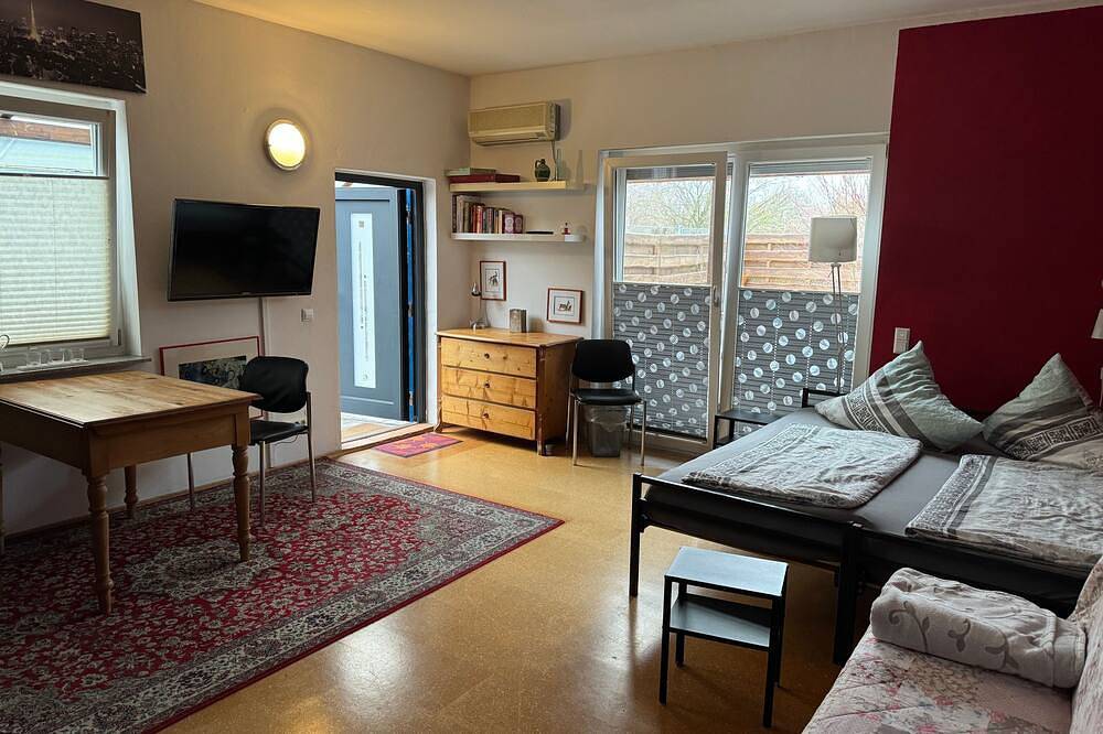 Ganze Wohnung, Weide 3 - 40 m2 Apartment mit eigenem Außenbereich - Ferienwohnungen in Speyer, Rheinebene