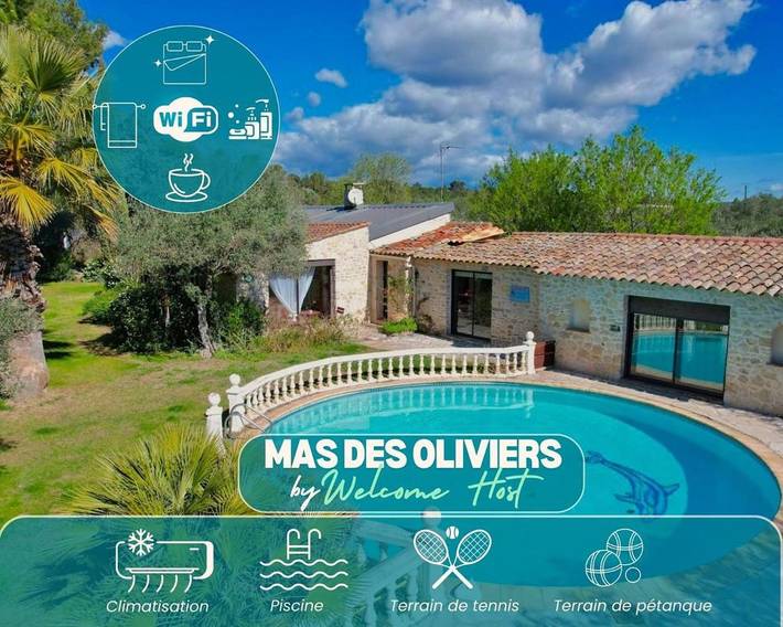 Maison de campagne pour 10 personnes, avec Terrasse ainsi que Jardin et Piscine