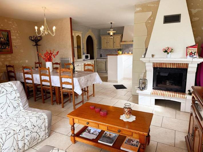 Location de vacances pour 7 personnes, avec jardin et balcon à Pouzay - 3