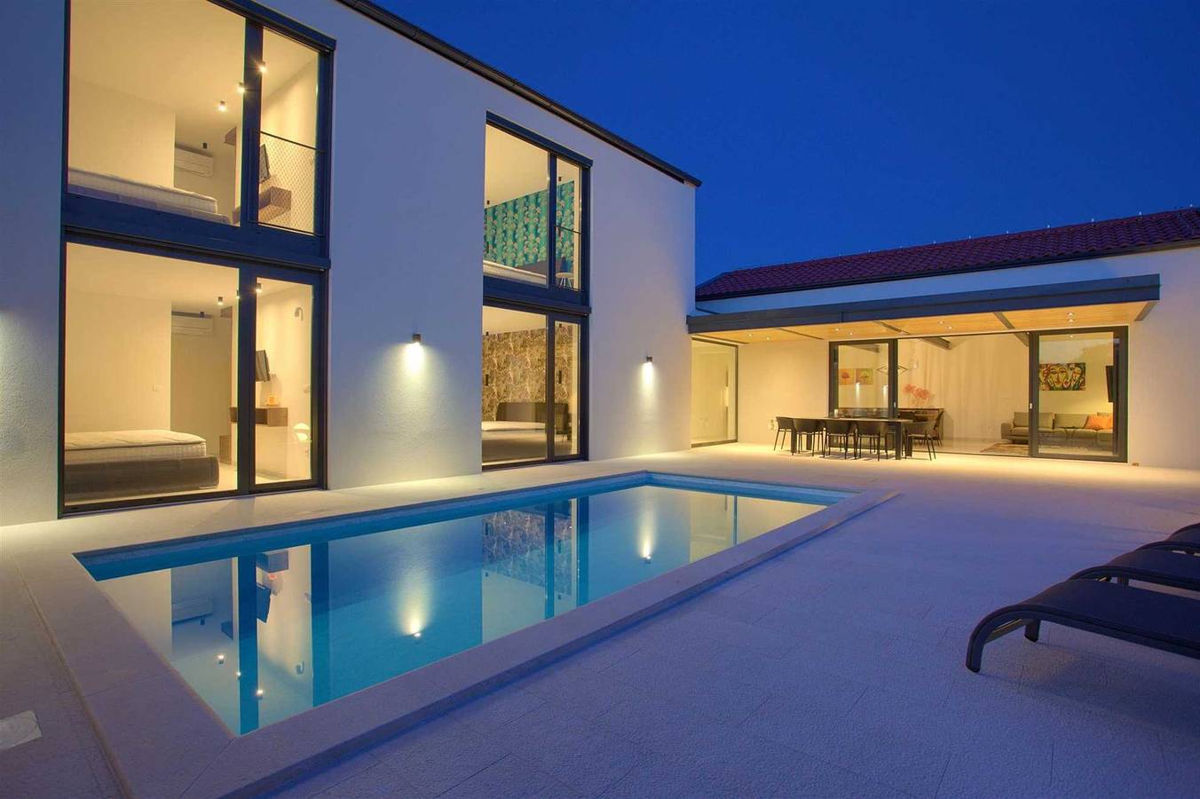 Casa Forma mit beheiztem Pool und Luxus von 5 Sternen in Klimno, Krk