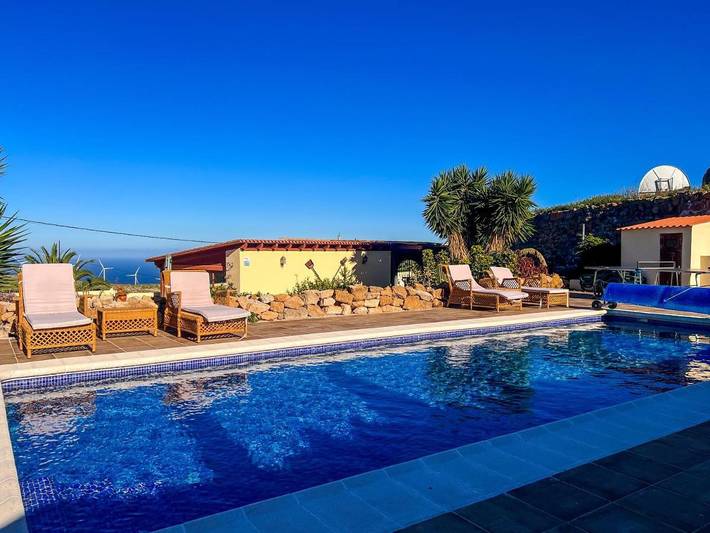 Finca für 10 Personen, mit Pool und Ausblick sowie Garten, mit Haustier in Arico - 3