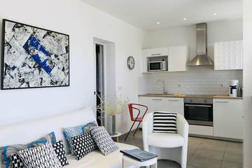 Gîte pour 4 personnes, avec jardin et balcon dans La Grande Plage (La Ciotat)