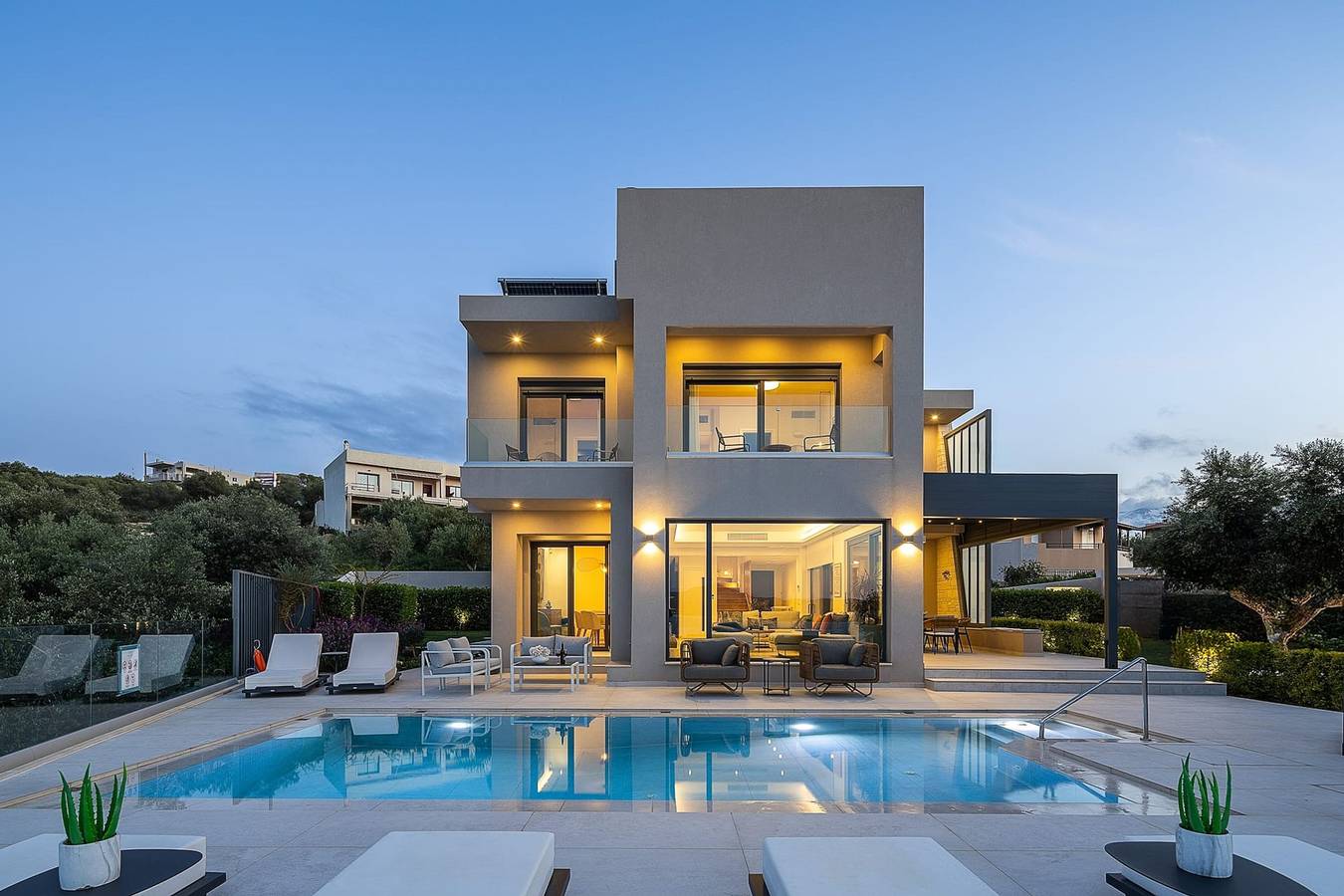 Kalyves Royal Villa | Free*heated pool,gym&seaview in Kalyves, Chania und Umgebung