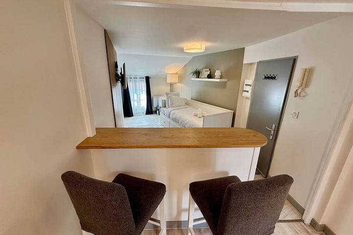 Ganze Wohnung, Studio-cosy et calme-Stadt-Ensuite mit Dusche in Romorantin-Lanthenay, Sologne